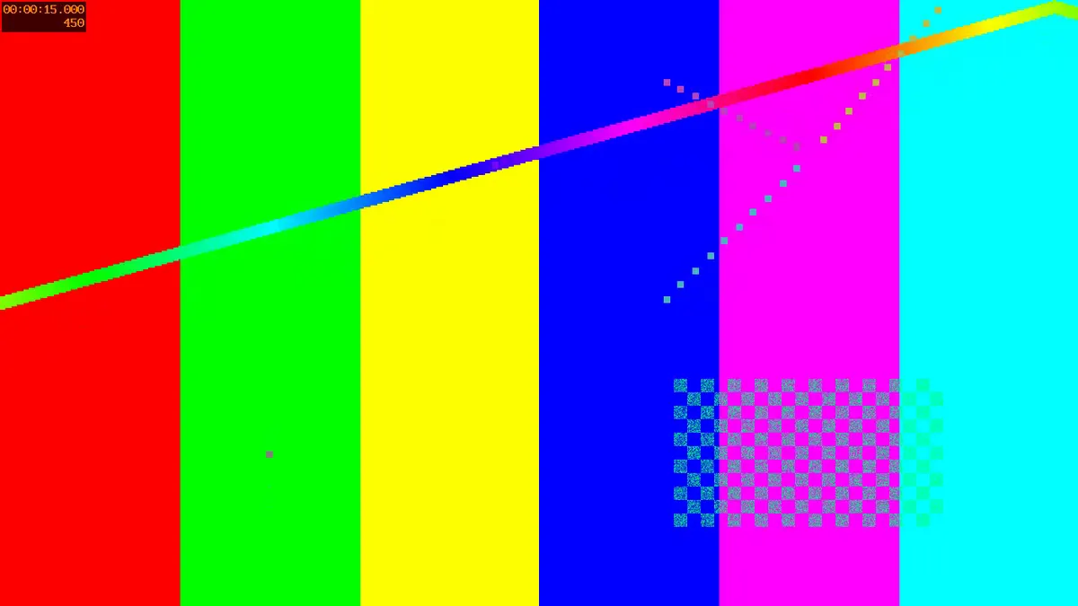 Synthetic source MKV frame at fifteen seconds.